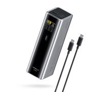 CUKTECH 15 Ultra Batterie externe 20000 mAh 140 W pour PC portable, chargeur USB-C 3 ports, PD 3.1 charge rapide, PB200U - Gris