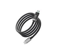 CUKTECH 240W Câble USB C vers USB C 2M, Écran OLED (W/V/A), Nylon Tressé | 240W 6A PD3.1, 480Mbps, Tressé 48 Fils, 10k+ Flexions, Cuivre Étamé, Pour MacBook/iPad/iPhone 17&16&15/Samsung/Xiaomi/Laptop