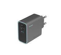 CUKTECH 65W Chargeur USB C GaN III, 3 Ports PPS PD3.0 Chargeur Rapide | 2C1A, 49% Plus Compact, IgnifugeV0, 9 Protections, Certifié CE, Pour MacBook/iPad/iPhone 17&16&15/Samsung/Xiaomi/Switch etc