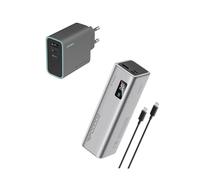 CUKTECH 65W Chargeur USB C + NO.15 SE 85W Totale 20000mah Batterie Externe (Pack)