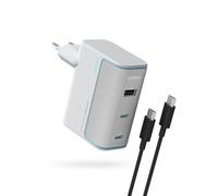 CUKTECH Chargeur USB C 100W, 3 Ports GaN III Tech et PPS PD3.0 Chargeur Rapide, Chargeur 100W USB C Rapide pour MacBook Air/Pro M4 M3, iPad Pro, iPhone 17/16, Samsung S24/S23, Xiaomi, Switch - Blanc