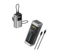 CUKTECH NO.10 Mini Batterie Externe 55W 10000mAh + NO.20 140W 25000mAh Batterie Externe (Pack)