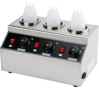CUKUS FY-QK-3 chauffe-sauce et chocolat en acier inoxydable 2.1L 240W
