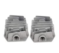 Culasse de Compresseur D'air 4/3/5P, Raccords en Aluminium, Couvercle de Refroidissement 48mm X 72mm, 2 Pièces