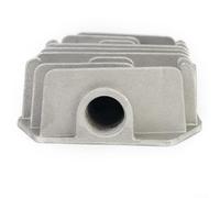 Culasse de compresseur d'air avec filetage G1/2" pour applications pneumatiques, couvercle de refroidissement en fonte d'aluminium