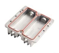 Culasse de compresseur d'air en fonte d'aluminium avec filetage G1/2" et couvercle de refroidissement, compatible avec les modèles de compresseur d'air à piston de 550 W à 1500 W, (550-750 W)