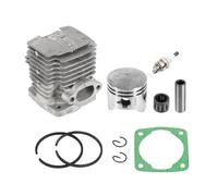 Culasse de Moteur 44-6 avec Piston de 44 mm, Compatible avec Les Mini-Motos Tout-Terrain 2 Temps 49 cm³ et Les Mini-quads de Poche. Segment de Piston.