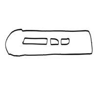 Culasses de cylindre pour auto Joint De Cache-culbuteurs Noir En Caoutchouc Pour Ford Pour Focus Pour Escape Pour Fusion Pour Milan 2.5 Et .3L 1 Pièce Couvercle soupape Moteur