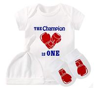 culbutomind Body pour bébé jumeaux avec gants de boxe - Tenue amusante pour bébé