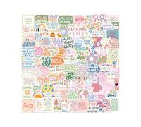 CULEB 100 Autocollants Motivation & Inspiration,Autocollant Scrapbooking, Décalques Vinyle Étanches et Durables avec Messages Positifs,pour Ordinateurs Portables Bouteilles d’Eau Carnets Cadeaux