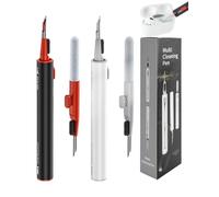 CULEB 2 PCS Nettoyage pour Airpods,Lot de 2 Stylos de Nettoyage 3 en 1 avec Brosse en Microfibre Douce pour Airpods Pro 1 2 3,Multifonction Nettoyant pour Casque Bluetooth et Téléphone Portable