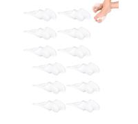 CULEB 6 paires Correcteur Hallux Valgus en Silicone,Separateur Orteil,Détente du Gros Orteil,Écarteur Orteil pour Soulager la Douleur,Soulager la Douleur,Redresser les Orteils,Blanc