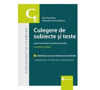 Culegere de subiecte si teste pentru admiterea in profesia de grefier - Ioan-Paul Chis, Anamaria Laura Dinescu, Concursuri si examene, Editie in limba romana