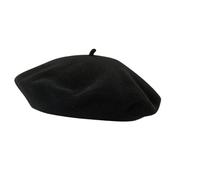 CULEO Bérets femme Béret femme 1 pièce, béret, chapeau noir, chapeau d'hiver vintage, béret, chapeau femme pour se réunir entre amis, fête