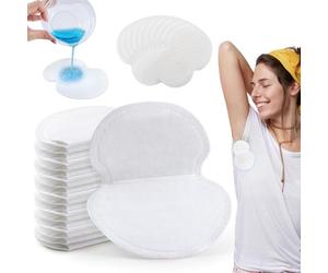 CULEO Déodorant,60 pièces d'autocollants invisibles ultra-minces absorbant la transpiration pour les aisselles des hommes et des femmes en été, coussinets respirants et anti-transpirants