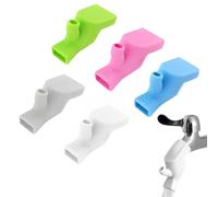CULEO Sécurité de la salle de bain,Rallonge de robinet en silicone souple, 5 pièces, guide d'eau, joint élastique, dérivation d'eau