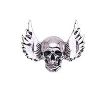 CULER 3D Winged Skull épinglette Simple Crâne Halloween Costume Pins Soirée Broche 1Pc
