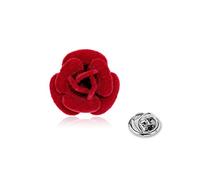 CULER Fleur Rose Pin Lapel Boutonnière Fleur épinglette Main Rose Congé pour Les Femmes Broche