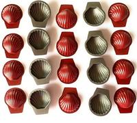 CULIMI Moule a Cake - Coquillage, Lot de 20 pièces, Moule-mini-cake Cake-factory Cupcake Muffin Pancake Madeleine Tartlette, Moules-pâtisserie Mini moule à tarte Moule à gâteaux Cuisine à cuire