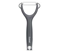Culinare Éplucheur de Sécurité Dentelé, Gris, Plastique/acier Inoxydable, En Forme de Y Pour un Contrôle et un Confort Maximum, éplucheur Manuel Pour Tomates/Kiwis