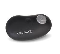 Culinare One Touch Ouvre Boîte Automatique, Noir, Plastique/Acier Inoxydable, Fonctionne sur piles/utilisation mains libres/retrait magnétique du couvercle, Garantie de 2 ans