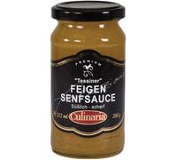 Culinaria Sauce moutarde aux figues du Tessin Douceur épicée 260g