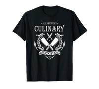 Culinary Rock Star Chef Couteau de cuisine American Pride T-Shirt