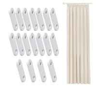 Culinavog 16 Pièces Poids Plomb pour Rideaux, Douche 28g Nappes Rideau Lest, Draperie Fer Poids pour Toilettes, Pendentif Lourd en Fer, pour Maison Bureau Hôtels Rideaux Accessoires