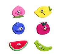 Culinavog 6 Pièces Magnets Frigo, Autocollant Réfrigérateur Mini 3D, Aimants Réfrigérateur Créativité Fruits, Aimants Décoratifs Colorés Drole pour Tableau Blanc, Photo