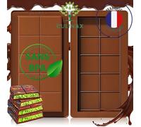 CulinaX ® - 2PCS Moule Tablette Chocolat Profond DUBAI Moule à Chocolat SANS BPA Pralines et Bonbons DIY