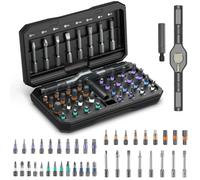 CulineformX Ensemble de tournevis magnétiques 42 en 1 pour bricolage avec poignée à cliquet amovible