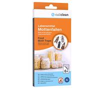 culivac Piege Anti Mites Alimentaires Puissant - Piège Mite Alimentaire - Piege a Mites Alimentaires Adhésif sans Toxique - Cuisine et Garde-Manger - 6 Pièces
