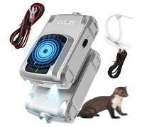 CULiZE Répulsif 3 en 1 à ultrasons et anti-accoutumance pour environ 100 m². Répulsif anti-martres avec capteur infrarouge et triple protection. Protection contre les martres pour voiture, grenier