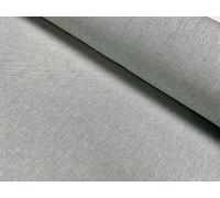 Culla Tissu uni aspect lin pour ameublement, rideau, tapisserie, couture, coton, toile de 140 cm de large, vert menthe (vendu au mètre)