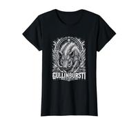 Cullinburst Rune Nordique Sanglier de feu Divin T-Shirt Graphique avec Valeur