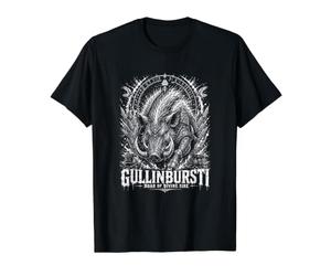 Cullinburst Rune Nordique Sanglier de feu Divin T-Shirt Graphique avec Valeur