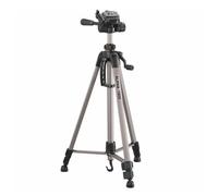 CULLMANN - 52118 - Alpha 1800 Trépied mobile avec support pour smartphone (hauteur d'extension 140 cm, taille de l'emballage 56 cm, avec tête à 3 voies, charge max. 2 kg, poids 900 g), argenté