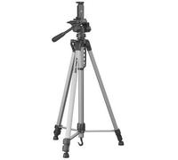 Cullmann - 52129 - Trépied mobile Alpha 2800 avec support pour smartphone (hauteur 184,5 cm, avec rotule 3 voies, 2 rallonges) argent