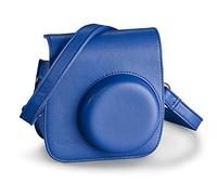 Cullmann 98840 RIO Fit Etui coquet en mesure bleu foncé pour Fujifilm Instax mini 8 9 sac appareil photo en matériau synthétiquehydrofuge avec sangle de transport