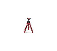 Mini trépied mobile flexible Cullmann Alpha 350 avec support pour smartphone, rouge, charge maximale 1 kg, poids 204 g.