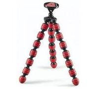 Mini trépied mobile flexible Cullmann Alpha 380 avec support pour smartphone, rouge, charge maximale 1,5 kg, poids 267 g.