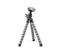 Cullmann Alpha 655 Flexible Mini Trépied Avec Rotule Et Système Rapide, 25 Cm Gris