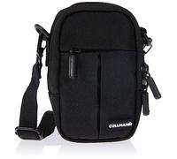 Cullmann 90240 MALAGA Compact 400 noir sac caméra étui pour appareil photo compact hydrofuge Rip-Stop polyester avec revêtement PU sangle de transport poche avant passant de ceinture