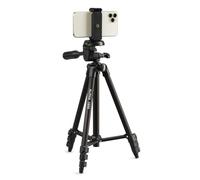 Cullmann Germany - 52104 - Alpha 1000 Trépied Mobile BT avec Support pour Smartphone et déclencheur Bluetooth (Hauteur d'extension 106 cm, avec tête à 3 Voies, Charge maximale 1 kg, Poids 480 g), Noir