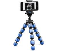 Cullmann Germany Mini trépied Flexible Mobile Cullmann Alpha 350 avec Support pour Smartphone, Bleu, Charge Max. 1 kg, 204g de lumière 50024
