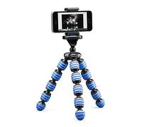 Cullmann Germany Mini trépied Flexible Mobile Cullmann Alpha 350 avec Support pour Smartphone, Bleu, Charge Max. 1 kg, 204g de lumière 50024