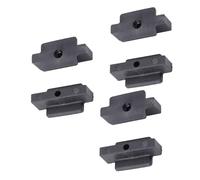 Culnflun 100 pièces attaches cachées pour planche de terrasse composite avec vis clips de fixation kit de fixation pour terrasse composite rainurée cadre en bois installation extér