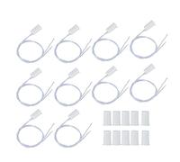 Culnflun 10pcs Capteur de fenêtre de porte câblée Interrupteur magnétique pour le système d'alarme domestique