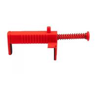 Culnflun 2 outils de dessin de ligne de briquetage en plastique Clips de revêtement de brique coureurs de ligne plombier outil de mesure de nivellement de brique construction ABS (Rot)