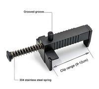 Culnflun 2 outils de dessin de ligne de briquetage en plastique Clips de revêtement de brique coureurs de ligne plombier outil de mesure de nivellement de brique construction ABS (Schwarz)